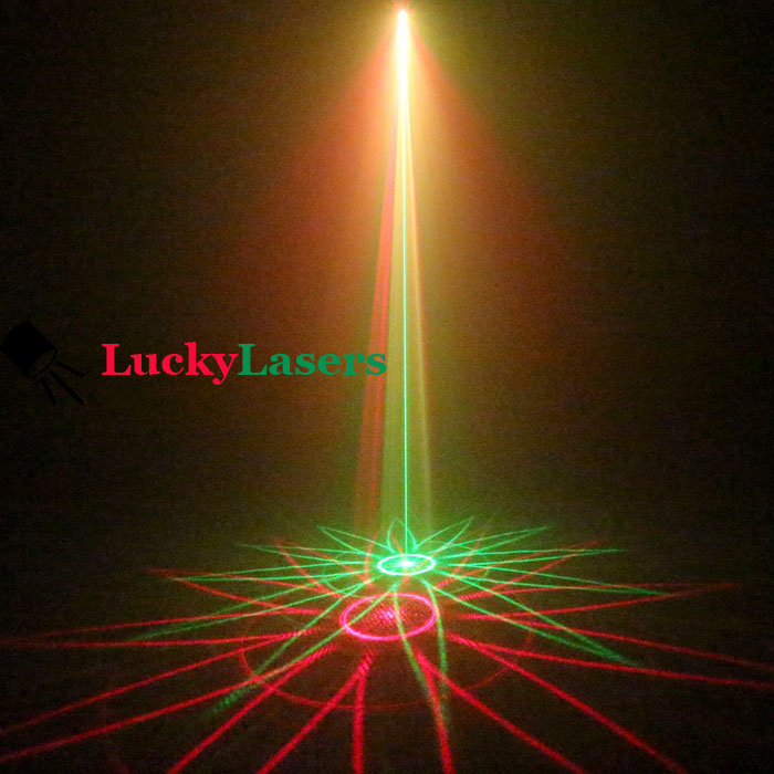 635nm/532nm 20 Patterns Laser Lawn Lamp Outdoor Waterproof Lights